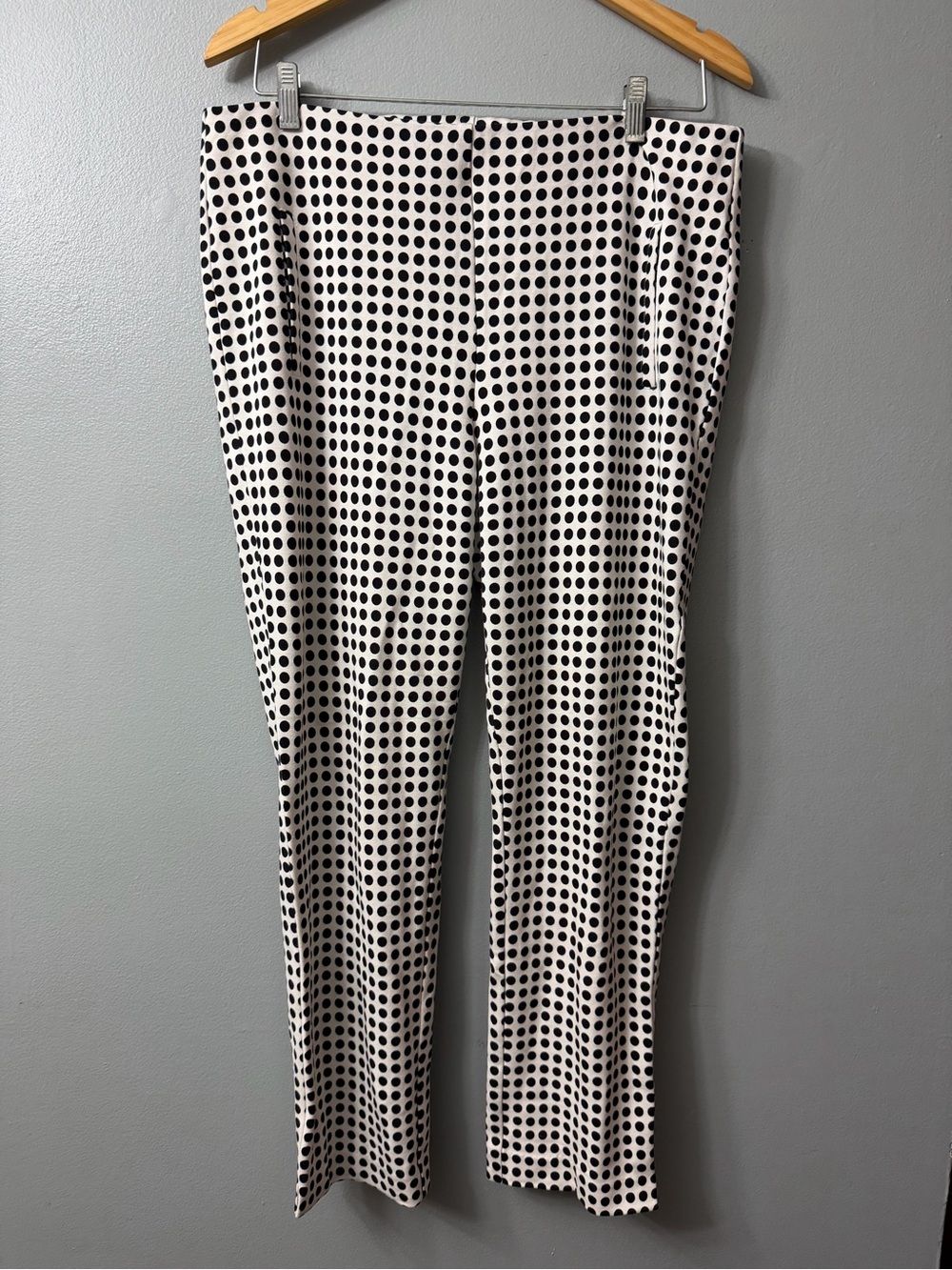 Chico Black Polka Dot Women's ankle Pants large